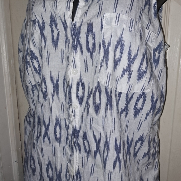 Faded Glory X and O Print tank top size medium - Picture 3 of 5